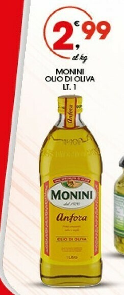 Sigma Monini Olio extravergine di oliva offerta