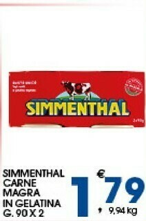 Sigma Simmenthal Carne in scatola offerta