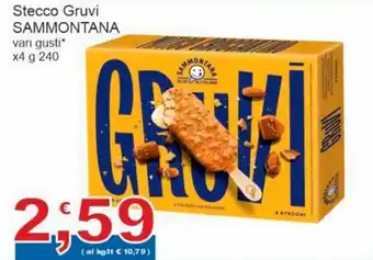 Sammontana Stecco Gruvi vari gusti x4 g 240