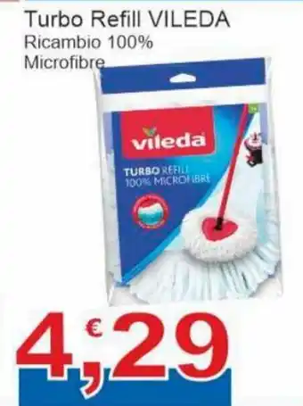 Sidis Vileda Turbo Refill Ricambio 100% Microfibre offerta
