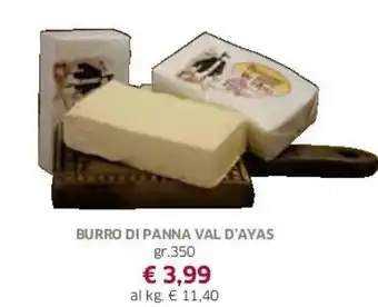 Famila Burro Di Panna Val D'Ayas gr 350 offerta