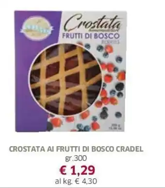 Famila Cradel Crostata Ai Frutti Di Bosco gr 300 offerta