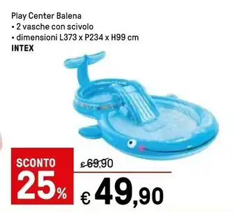 Intex intex play center balena