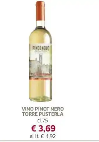 Famila Vino Pinot Nero Torre Pusterla cl 75 offerta
