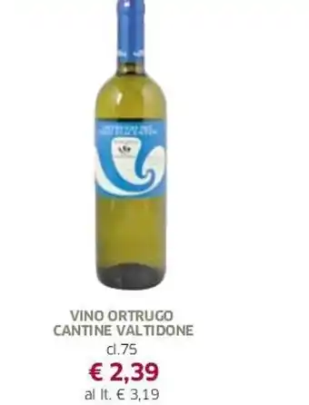 Vino Ortrugo Cantine Valtidone cl 75