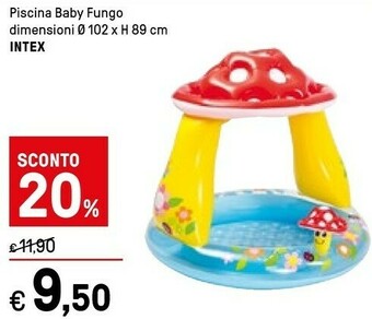 intex piscina baby fungo