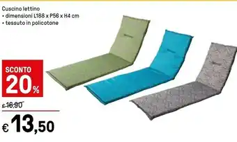 Iper La Grande iper la grande i cuscino Lettino offerta