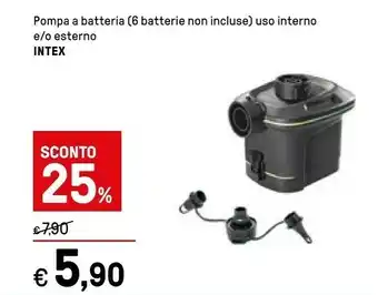 Iper La Grande Intex intex pompa a batteria offerta