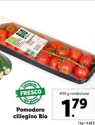 Lidl Pomodoro Ciliegino Bio offerta