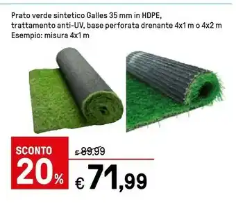 Iper La Grande iper la grande i prato verde sintetico galles offerta