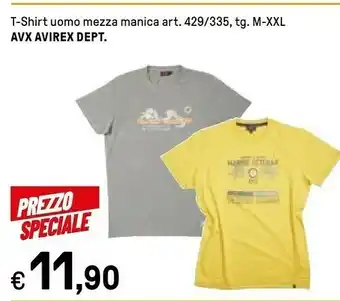 Iper La Grande Avx avx avirex dept t-shirt uomo mezza manica offerta