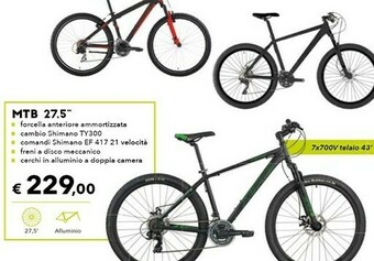 Iper La Grande Shimano Mountain bike offerta