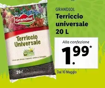 Lidl Grandiol Terriccio Universale 20 L offerta