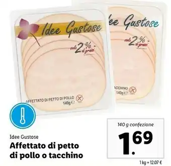 Lidl Idee Gustose Affettato Di Petto Di Pollo O Tacchino offerta