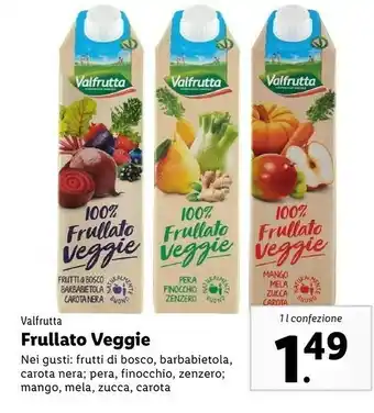Valfrutta Frullato Veggie