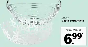 Lidl Ernesto Cesto Portafrutta offerta