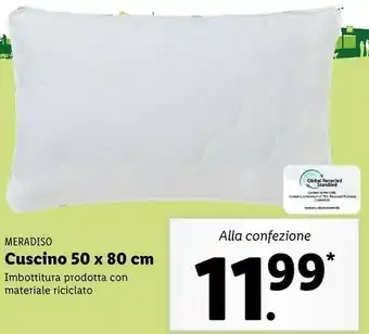 Lidl Meradiso Cuscino offerta