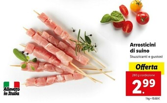 Lidl Arrosticini Di Suino offerta