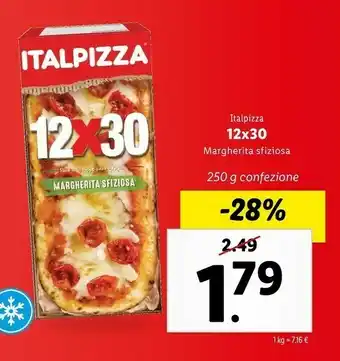 Lidl Italpizza Margherita Sfiziosa offerta
