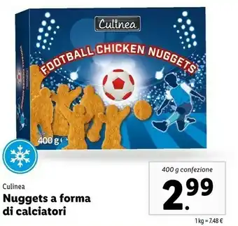 Lidl Culinea Nuggets A Forma Di Calciatori offerta