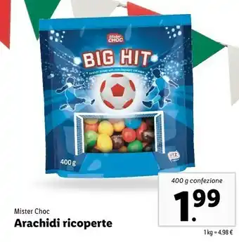 Lidl Mister choc Arachidi Ricoperte offerta