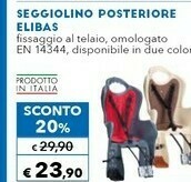Iper La Grande Seggiolini auto offerta