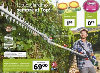 Lidl Parkside Tagliasiepi Elettrico A Braccio Lungo offerta