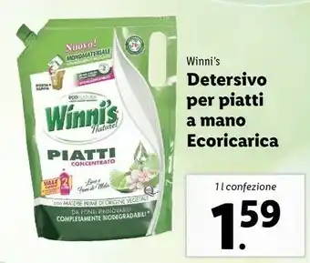 Winni's Naturel Detersivo Per Piatti A Mano Ecoricarica