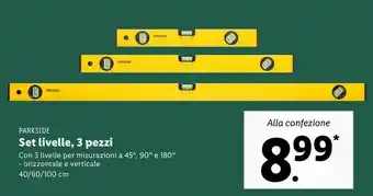 Lidl Parkside Set Livelle offerta