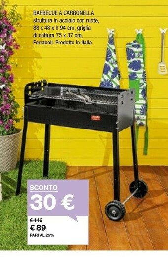 Iper La Grande Ferraboli Barbecue a carbonella offerta