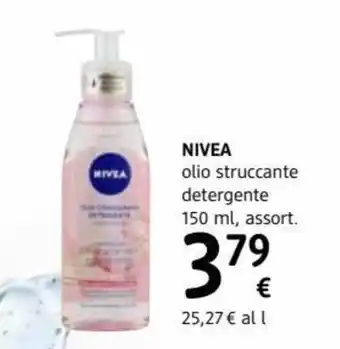 dm drogerie markt Nivea olio struccante detergente 150 ml, assort. offerta