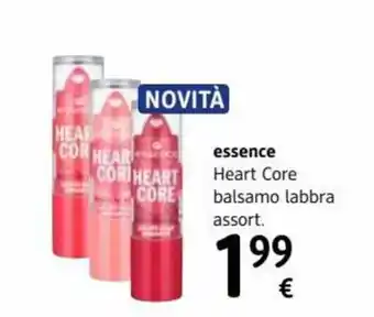 dm drogerie markt essence Heart Core balsamo labbra assort. offerta