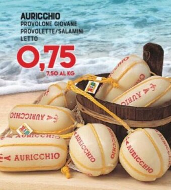 Gran Risparmio Auricchio Provolone giovane provolette/salamini l'etto offerta