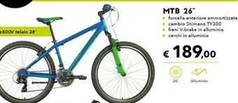 Iper La Grande Shimano Mountain bike offerta