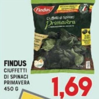 Gran Risparmio Findus Ciuffetti di spinaci primavera 450 g offerta