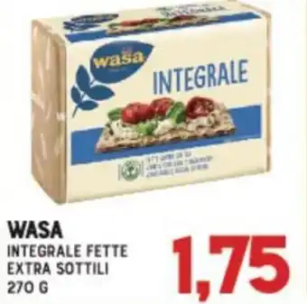 Wasa Integrale fette extra sottili 270 g