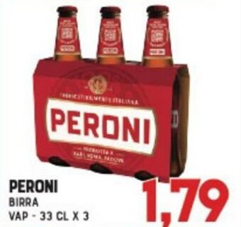 Gran Risparmio Peroni birra vap - 33 cl x 3 offerta