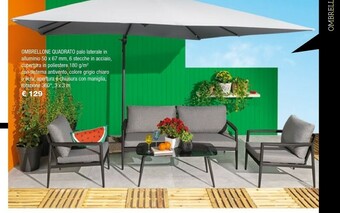 Iper La Grande Ombrelloni da giardino offerta