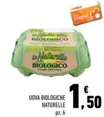 Uova Biologiche Naturelle 6 pz.