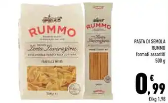 Conad City Rummo Pasta di semola 500 g offerta