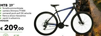 Iper La Grande Shimano Mountain bike offerta
