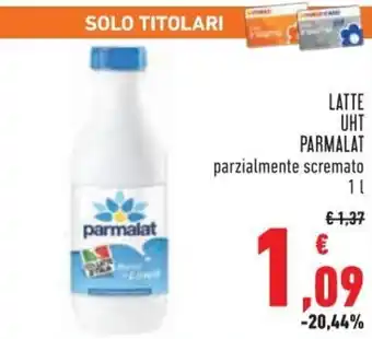 Conad City Parmalat Latte Uht 1 l offerta
