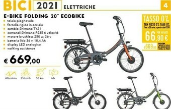 Iper La Grande Shimano Mountain bike offerta