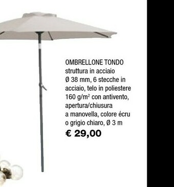 Iper La Grande Cru Ombrelloni da giardino offerta