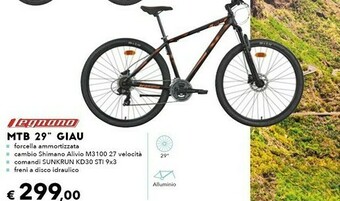 Iper La Grande Shimano Mountain bike offerta