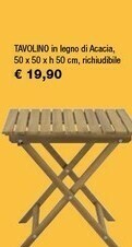 Iper La Grande Tacolino In Legno Di Acacia offerta
