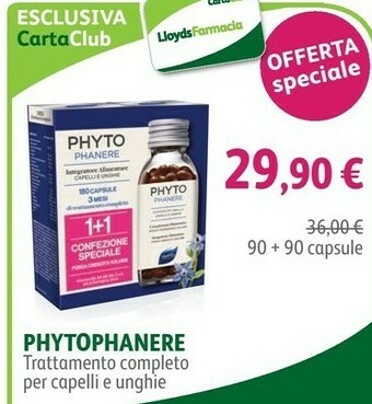 Lloyds Farmacia Phytophanere 90 + 90 Capsule offerta