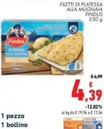 Findus Filetti di platessa alla mugnaia 250 g