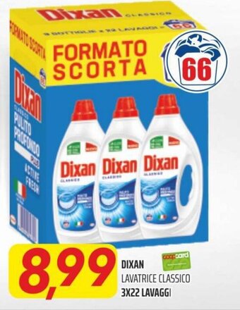 Dixan Lavatrice classico 3x22 lavaggi