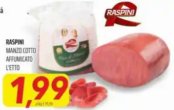 Coop Superstore Raspini manzo cotto affumicato l'etto offerta